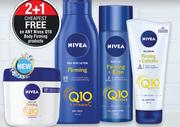 Nivea Q10 + Vitamin C Firming Body Cream Or Lotion-400ml Each