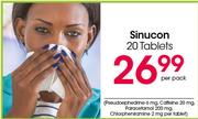 Sinucon 20 Tablets-Per Pack