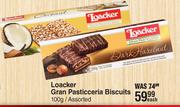 Loacker Gran Pasticceria Biscuits Assorted-100g Each