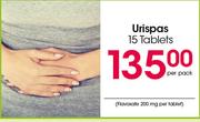 Urispas Tablets-15 Tabs Per Pack
