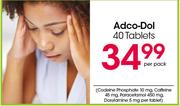 Adco-Dol Tablets-40 Tabs Per Pack
