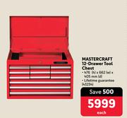 Mastercraft 12 Drawer Tool Chest