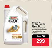 Castrol 5L GTX 20W-50 Motor Oil