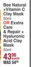 Good Stuff Bee Natural + Vitamin C Clay Mask 50ml Or Exxtra Care & Repair-Each