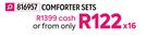Tatum Deluxe 6 Piece Comforter Sets (Double)