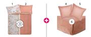 Tatum Deluxe 6 Piece Duvet Cover Sets (Double)