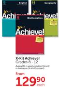 X-kit  Achieve! Grades 8-12-Each