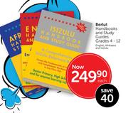 Berlut Handbooks And Study Guides: Grades 4-12-Each 