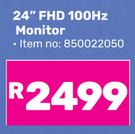 Samsung 24" FHD 100Hz Monitor 850022050