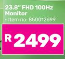 Acer 23.8" FHD 100Hz Monitor 850012699