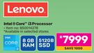 Lenovo 15.6" (39cm) Intel Corei3 Processor 850014278