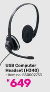 Logitech USB Computer Headset M340