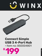 Winx Connect Simple USB3 4-Port Hub 850004801