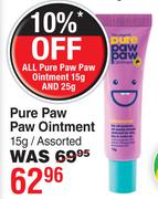 Pure Paw Paw Ointment Assorted-15g 