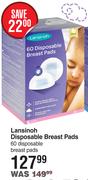 Lansinoh Disposable Breast Pads-60 Disposable Breast Pads