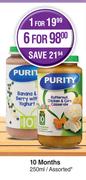 Purity 10 Months Baby Food Assorted-For 1 x 250ml