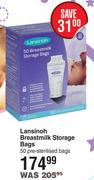 Lansinoh Breastmilk Storage Bags-50 Pre Sterilised Bags