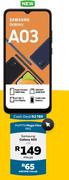 Samsung Galaxy A03 LTE-On My MTN Mega Flex R65
