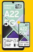 Samsung Galaxy A22 5G Enabled-On MTN Mega Talk XS Or On MTN Mega Gigs XS + MY MTN Mega Flex R65