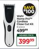 Wahl Home Pro Cordless Close Cut Kit (8 Piece)
