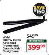 Wahl 2000W Cutek Advanced Professional Ceramic Hair Straightener