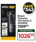 Braun Trimmer 7In1 Series 5 AIO5520 
