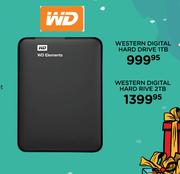 WD Western Digital Hard Drive 1 TB