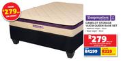 Sleepmasters Camelot Storage 152cm Queen Base Set