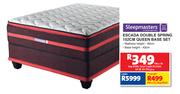 Sleepmasters Escada Double Spring 152cm Queen Base Set