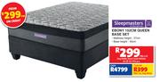 Sleepmasters Ebony 152cm Queen Base Set