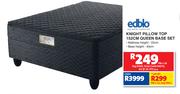 Edblo Knight Pillow Top 152cm Queen Base Set