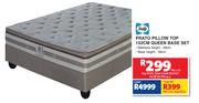 Sealy Prato Pillow Top 152cm Queen Base Set