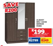 Albany MK2 135cm Mirror Robe