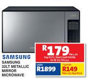 Samsung 32Ltr Metallic Mirror Microwave