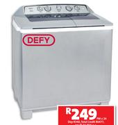 Defy 18Kg White Twin Tub