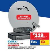 DSTV HD Decoder & Dish Including Installation