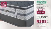 Restonic Montrose 152cm Base Set