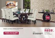 Knight 10 Piece Dining Room Suite With Free Server