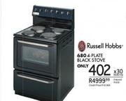 Russell Hobbs 680 4-Plate Black-Stove