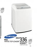 Samsung 9kg White Top Loader