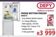 Defy Fridge Bottom Freezer DAC615