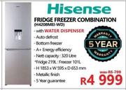 Hisense Fridge Freezer Combination(H420BMEI-WD)