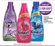 Comfort Concentrated Fabric Conditioner Assorted-3 x 800ml
