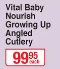 Vital Baby Nourish Growing Up Angled Cutlry-Each