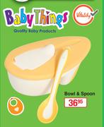 Baby Things Bowl & Spoon