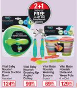 Vital Baby Nourish Store And Wean Pots-6x60ml Each