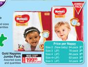 Huggies Gold Nappies Jumbo Pack-Per Pack