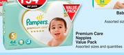 Pampers Premium Care Nappies Value Pack-Per Pack