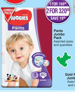 Huggies Pants Jumbo Pack-For 1