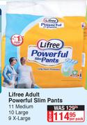 Lifree Adult Powerful Slim Pants (11 Medium, 10 Large, 9 X-Large)-Per Pack